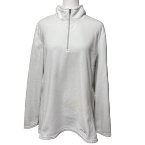 Eddie Bauer 1/4 Zip Fleece Pullover Mock Neck Long Sleeve Sweater Sweatshirt 2XL